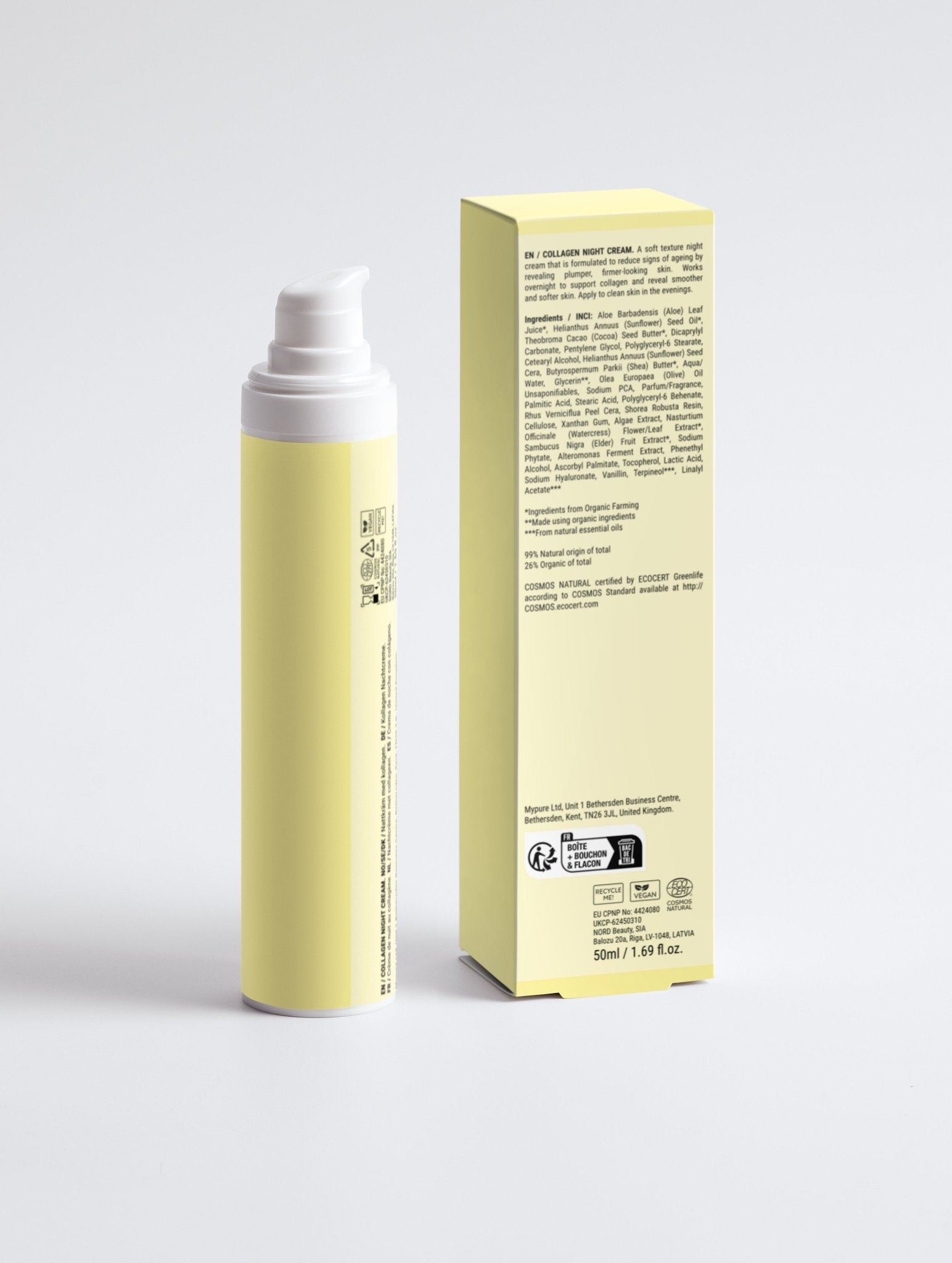 Collagen Anti - Age Night Cream - Nuderme