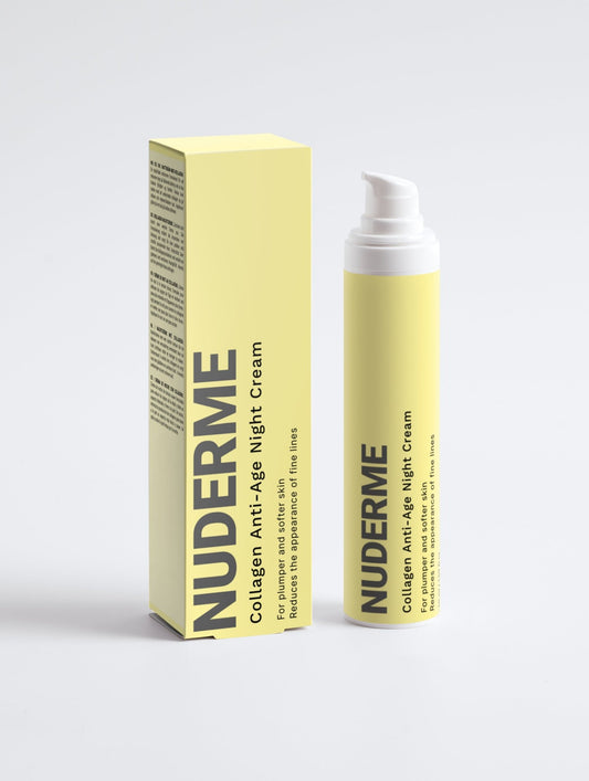 Collagen Anti - Age Night Cream - Nuderme