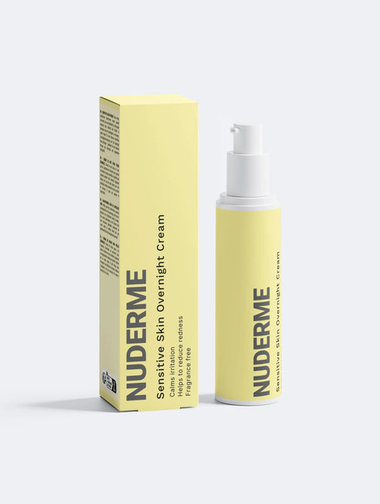 Sensitive Skin Overnight Cream - Nuderme